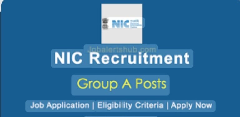 NIC Recruitment 2026